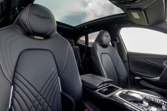 Leather Car Seats Covers and Interior of Aston Martin DBX